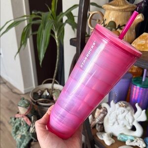 Starbucks Pink Barbie Swirl 24oz Tumbler